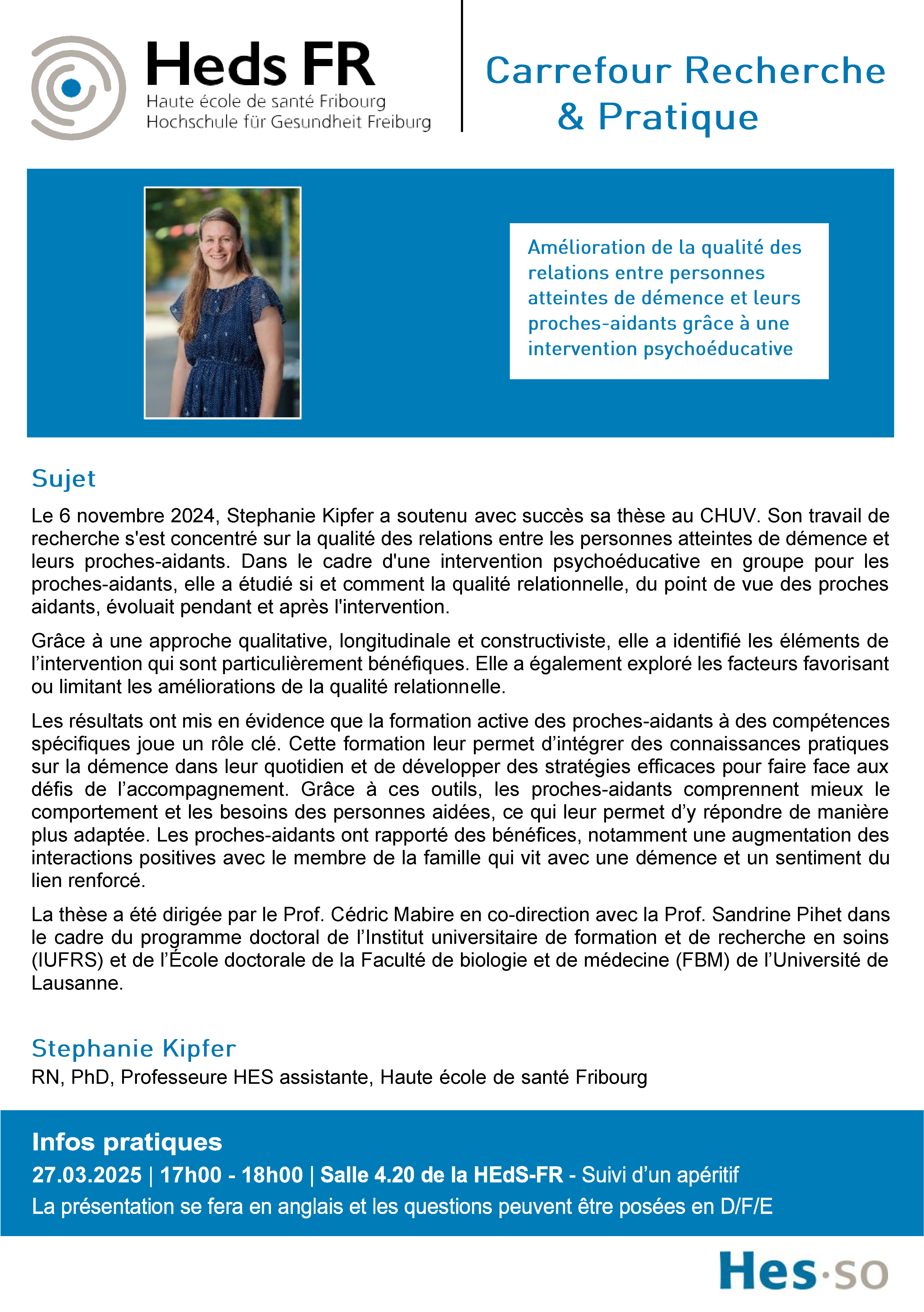 Flyer Carrefour Recherche Stephanie Kipfer F 2025 (1)